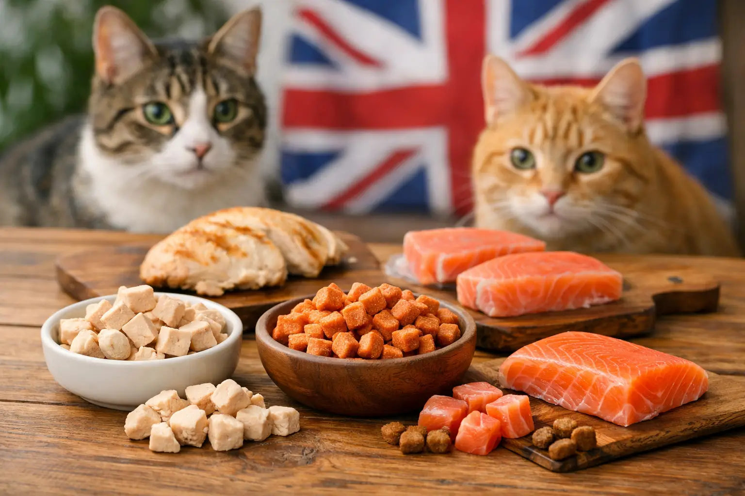 Chicken and Salmon Cat Treats for Happy Cats