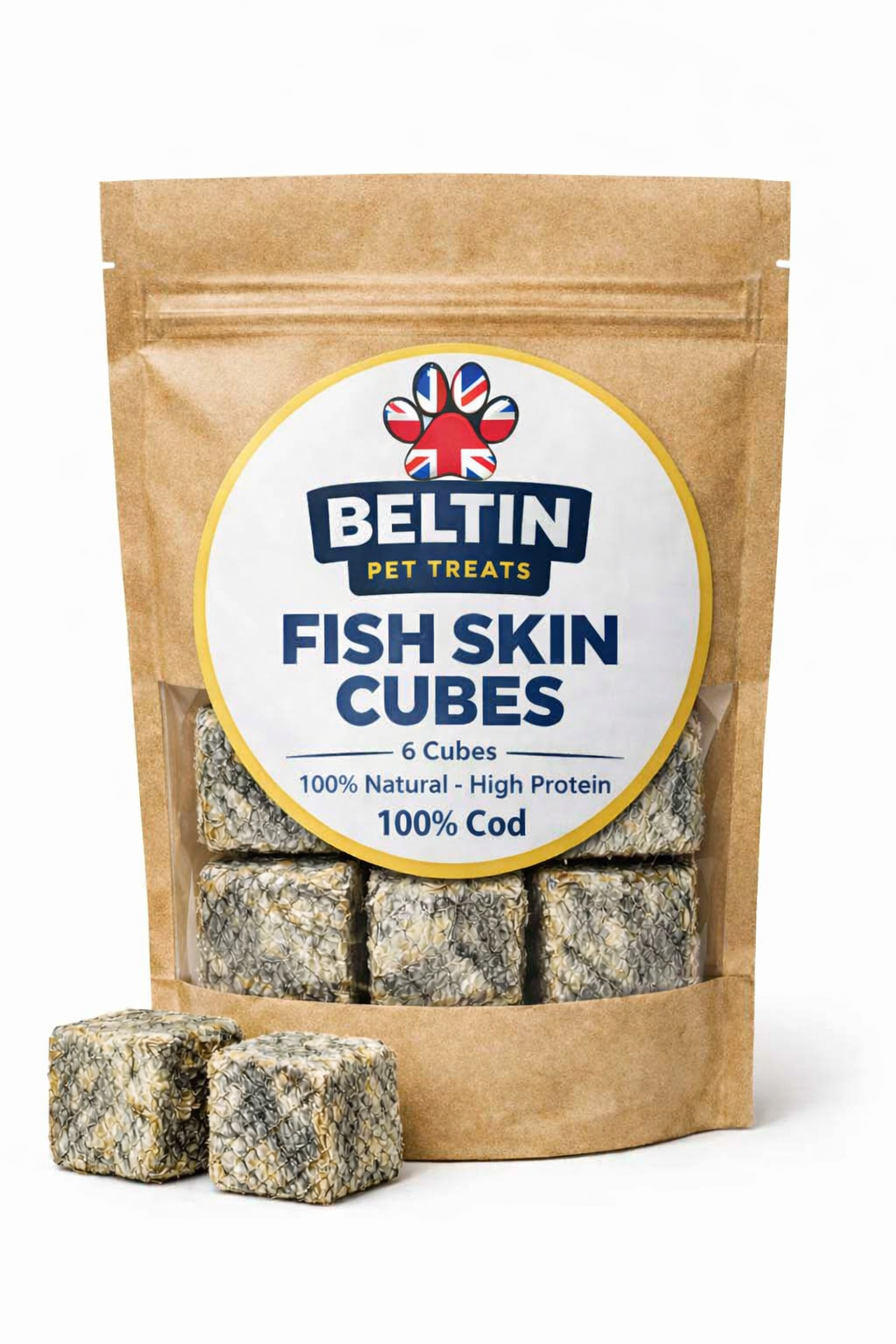 Fish Skin Cubes – British